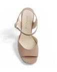 Zapatilla Maquillaje Dama Tacon Alto Elegante Pulsera Hebilla Formal 3660472