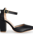 Zapatilla Negro Puntal Tacon Dama Pulsera Mujer Casual 3201235