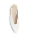Zapatilla Beige Mujer Elegante Destalonada Tacon Formal Dama 3201279