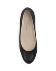 Zapatilla Negro Mujer Punta Redonda Tacon Ancho Casual Moda Formal 3201327
