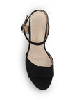 Zapatilla Negro Mujer Tacon Alto Moda Pulsera Elegante Fiesta Moda 3201420