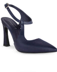 Zapatilla Marino Puntal Moda Mujer Tacon Delgado Escultural Hebilla 2000126