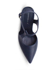 Zapatilla Marino Puntal Moda Mujer Tacon Delgado Escultural Hebilla 2000126