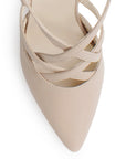 Zapatilla Maquillaje Puntal Mujer Stiletto Tiras Cruzadas Pulsera Moda 2000132