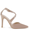 Zapatilla Maquillaje Dama Tacon Delgado Puntal Elegante Moda Mujer 2000135