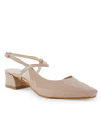 Zapatilla Maquillaje Mujer Tacon Bajo Ancho Ajuste Hebilla Elegante 2000139