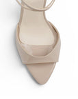 Zapatilla Maquillaje Tacon Mujer Tiras Tobillo Puntal Descubierto Moda 2000154