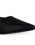 Zapatilla Negro Dama Stiletto Tacon Ancho Puntal Casual Moda 2000061