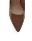 Zapatilla Cafe Tacon Bajo Puntal Elegante Mujer Destalonado 2000097