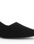 Zapatilla Negro Dama Tacon Bajo Puntal Destalonado Moda Elegante 2000144