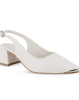 Zapatilla Beige Tacones Mujer Casual Puntal Elegante Dama 4930058