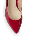 Zapatilla Rojo Mujer Casual Tacon Alto Puntal Destalonado Formal 4920016