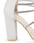 Zapatilla Beige Puntal Elegante Tiras Pedreria Fiesta Moda 3402913