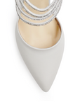 Zapatilla Beige Puntal Elegante Tiras Pedreria Fiesta Moda 3402913
