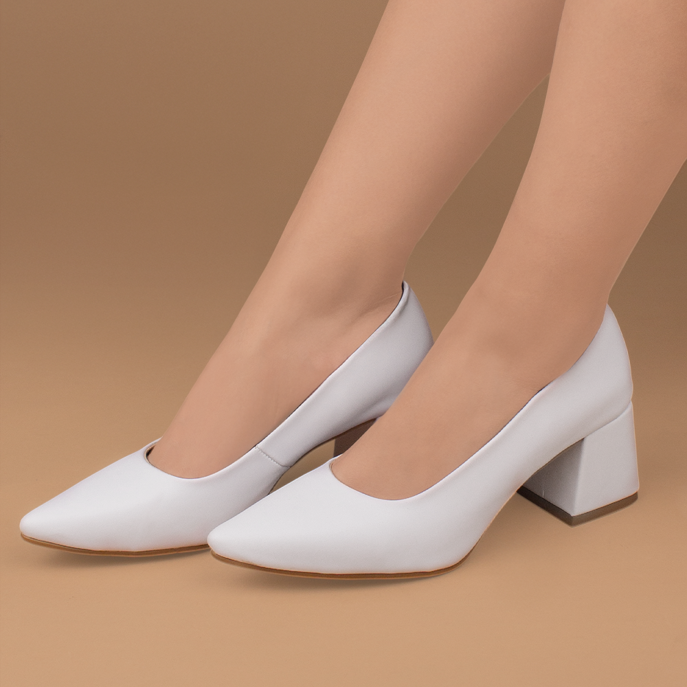 Mujer Sandalias Zapatillas Blancas Tacon Grueso Sandalias Blancas