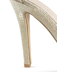 Zapatillas Oro Mujer Tiras Cruzadas Elegante Pulsera Moda 2630088