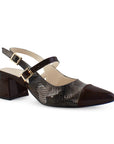 Zapatilla Cafe Puntal Dama Tacon Bajo Moda Casual Destalonada 4220028