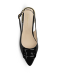 Zapatilla Negro Mujer Tacon Bajo Puntal Moda Elegante Casual 4220060