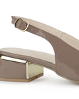 Zapatilla Cafe Mujer Tacon Bajo Puntal Moda Elegante Casual 4220062