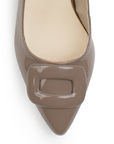 Zapatilla Cafe Mujer Tacon Bajo Puntal Moda Elegante Casual 4220062