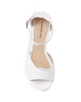 Zapatilla Blanco Dama Moda Casual Plataforma Tacon Mediano Mujer 4040215
