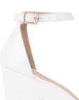Zapatilla Blanco Dama Moda Casual Plataforma Tacon Mediano Mujer 4040215