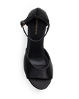 Zapatilla Negro Dama Moda Casual Plataforma Tacon Mediano Mujer 4040469