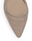 ZAPATILLAS BEIGE TACÓN BAJO MODA MUJER CASUAL DAMA 4040476