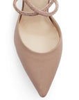 Zapatilla Maquillaje Stiletto Tacon Delgado Puntal Pulsera Brillos 4040659