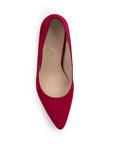 Zapatilla Rojo Mujer Tacon Elegante Stiletto Moda Puntal Formal 4040761