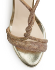 Zapatilla Oro Dama Fiesta Brillos Mujer Moda 4040825