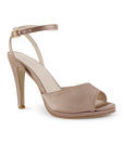 Zapatilla Maquillaje Elegante Punta Abierta Talon Descubierto Moda 4040864