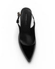 Zapatilla Negro Dama Puntal Destalonado Formal Tacon Elegante 4040883
