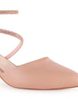 Zapatilla Maquillaje Oro Rosa Puntal Doble Tira Brillos Tacon Ancho Bajo Casual 3201231