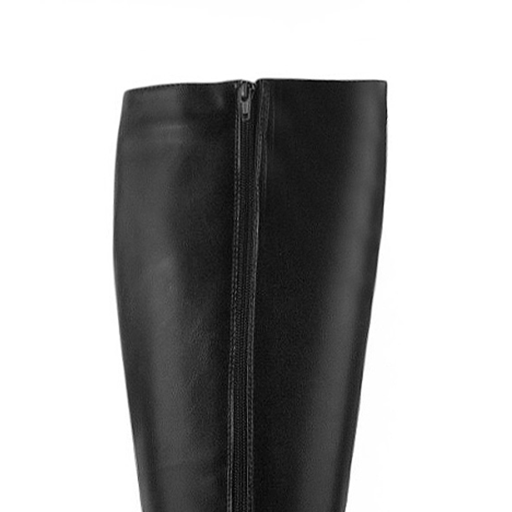 BOTA NEGRO CASUAL DAMA LARGA TACÓN MEDIO 4340119