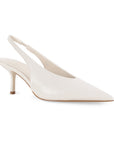 Zapatillas beige elegantes de punta fina con pulsera ajustable al talón | Mod.4890004