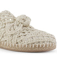 Alpargata Beige Dama Casual Confort Moderno Tejido Nudo 4290085