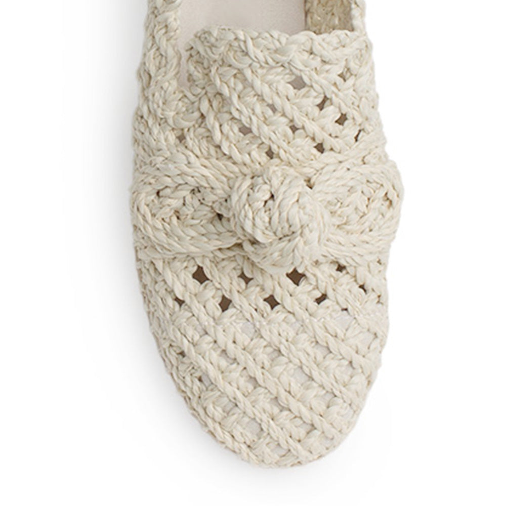 Alpargata Beige Dama Casual Confort Moderno Tejido Nudo 4290085