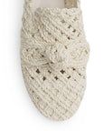 Alpargata Beige Dama Casual Confort Moderno Tejido Nudo 4290085