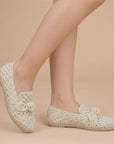 Alpargata Beige Dama Casual Confort Moderno Tejido Nudo 4290085