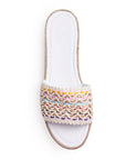 Alpargata Blanco Piso Mujer Casual Verano Moda Comoda Playa 4550055