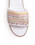 Alpargata Blanco Piso Mujer Casual Verano Moda Comoda Playa 4550055
