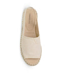 Alpargata Beige Yute Mujer Resorte Casual Moda Punta Abierta 3402924