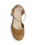 Alpargata Cafe Moda Mujer Elegante Estilo Artesanal Plataforma 3403005