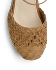 Alpargata Cafe Moda Mujer Elegante Estilo Artesanal Plataforma 3403005