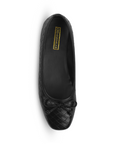 Balerina Negro Detalle Moño Mujer Zapato Plano Flats Casual 3402911