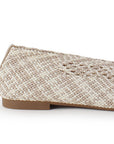 Balerina Beige Dama Tejido Trenzado Moda Casual Confort Puntal 4900019