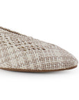 Balerina Beige Dama Tejido Trenzado Moda Casual Confort Puntal 4900019