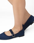 Balerinas Marino Dama Flats Comoda Hebilla Moda Casual 3201405