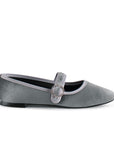 Balerinas Gris Dama Flats Comoda Hebilla Moda Casual 3201406